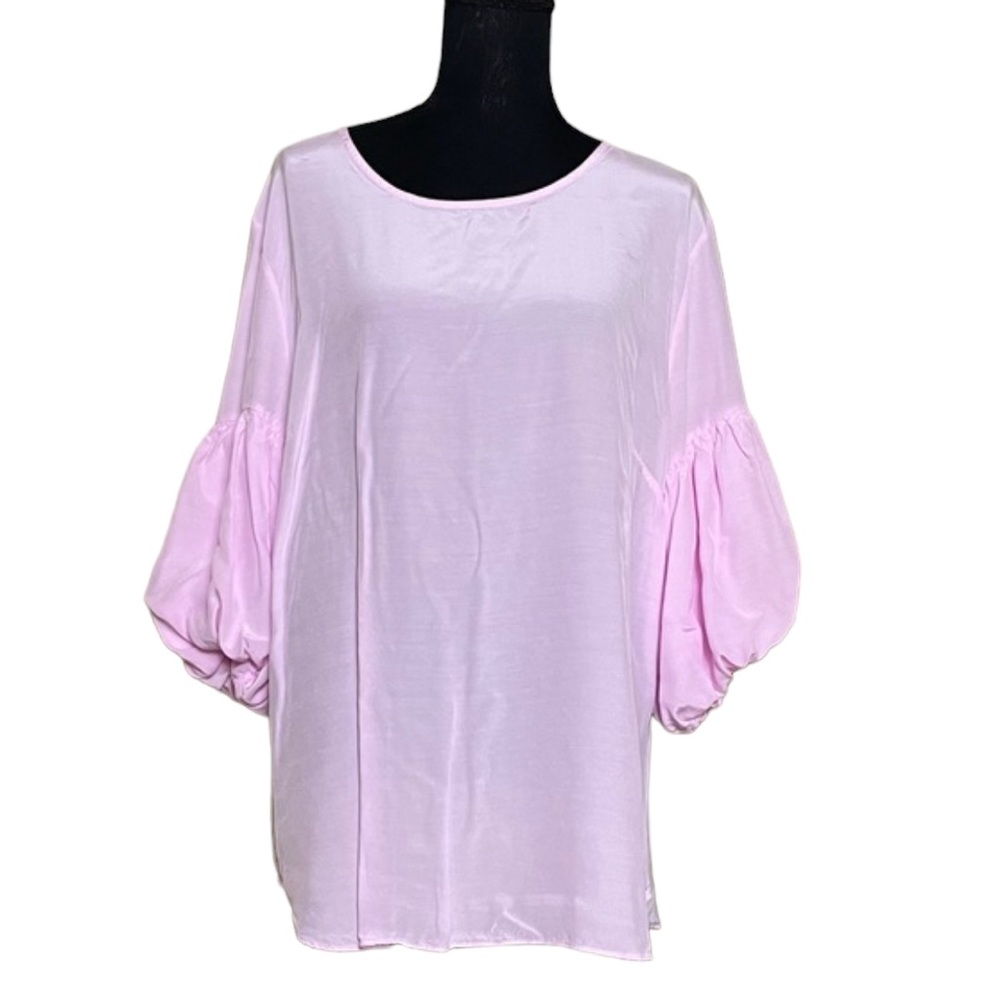 EUC Ann Taylor Blouse with Balloon Sleeves